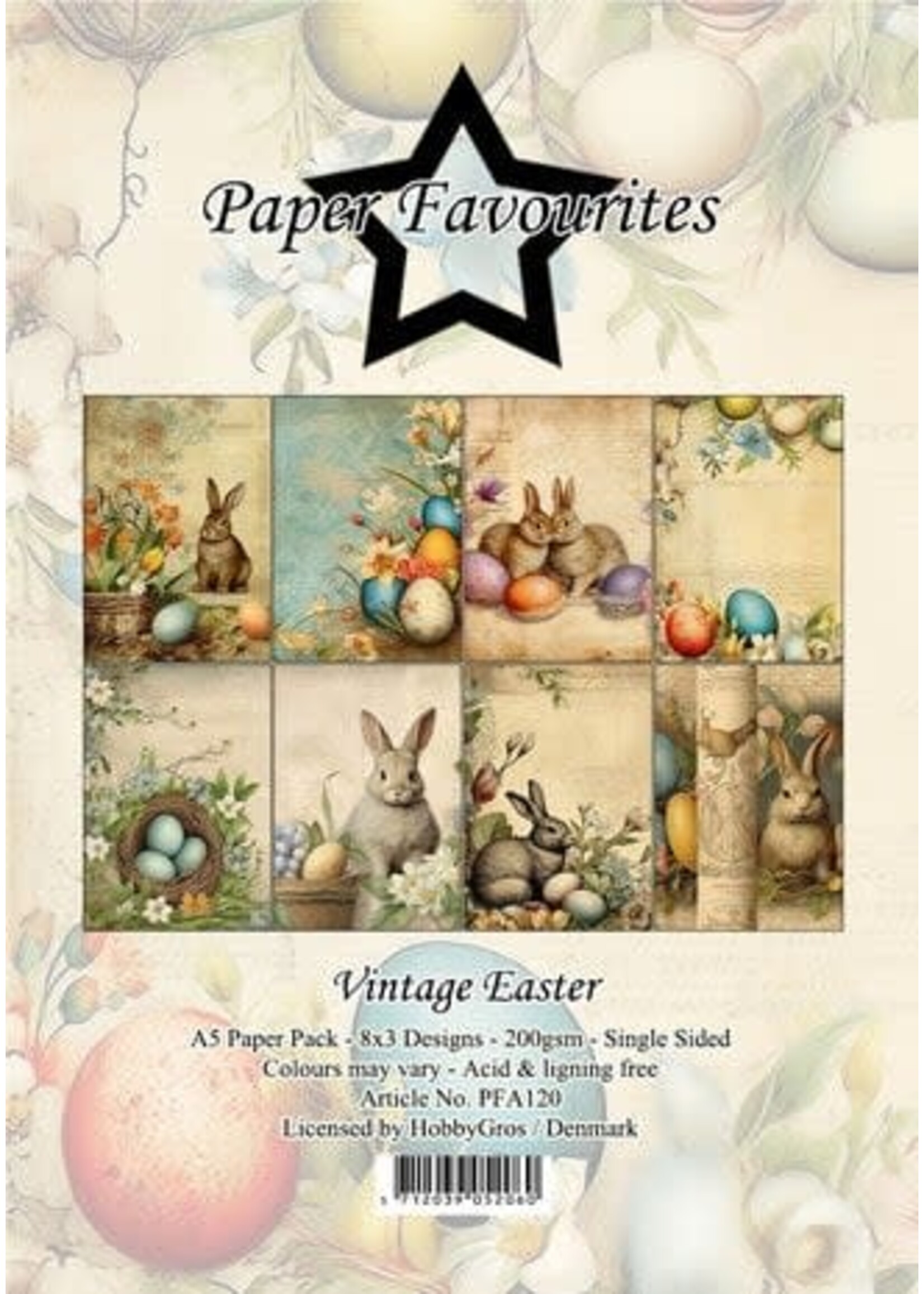 Paper Favorites Vintage Easter A5 Paper Pack (PFA120)