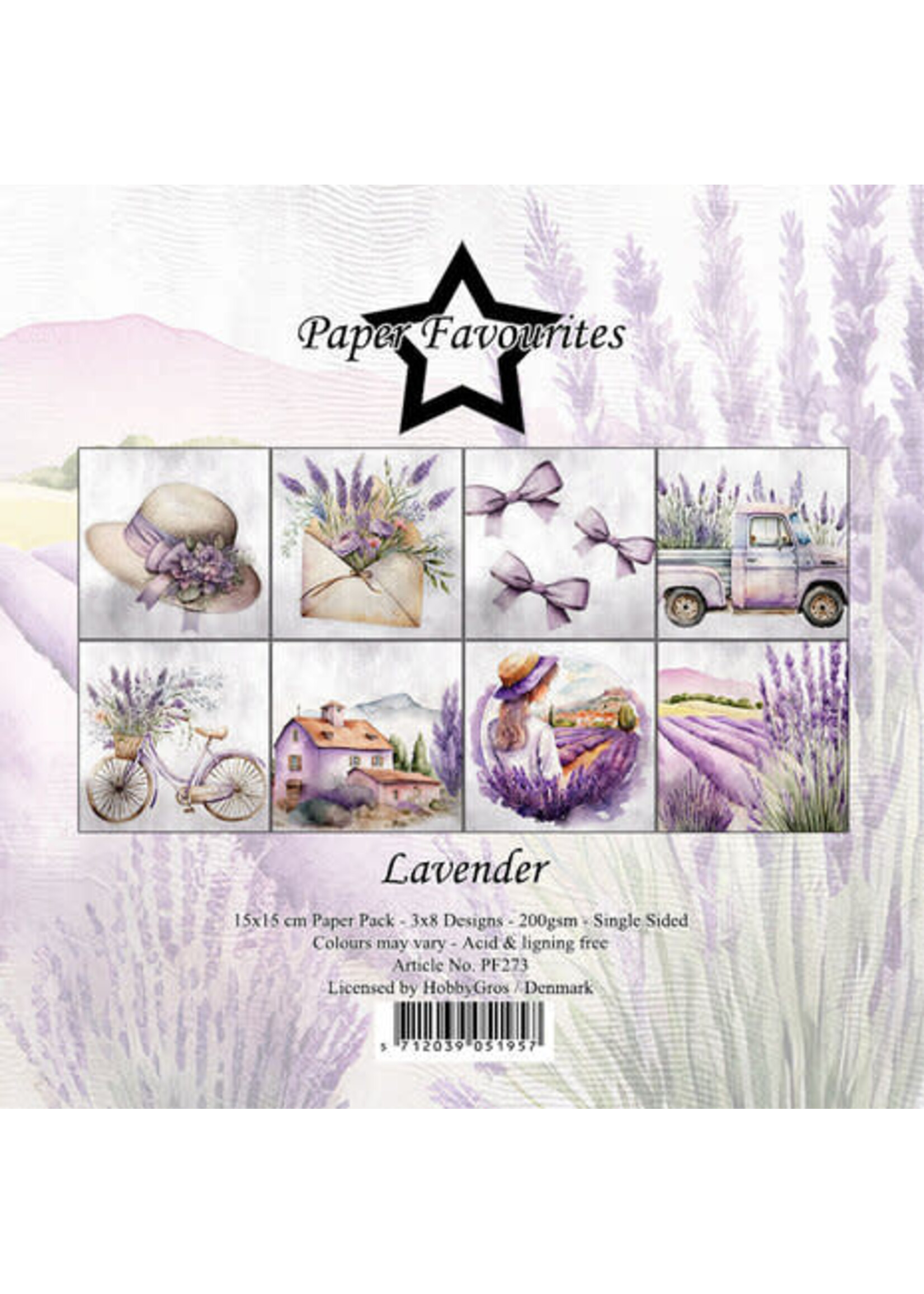 Paper Favorites Lavender 6x6 Inch Paper Pack (PF273)