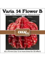Crealies Varia Stansen No.14 3D Bloem B (CLVAR14)