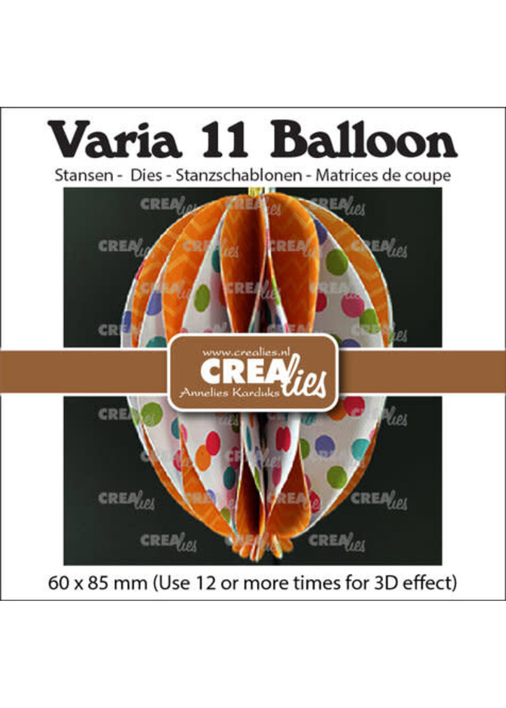 Crealies Varia Stansen No.11 3D Ballon (CLVAR11)