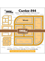 Crealies Cardzz Stansen No. 544 Frame & Inlays Wendy (6 Vlakken) (CLCZ544)