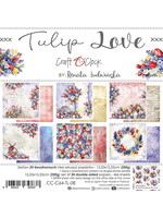 TULIP LOVE - SET PAPIER 15,25X15,25CM