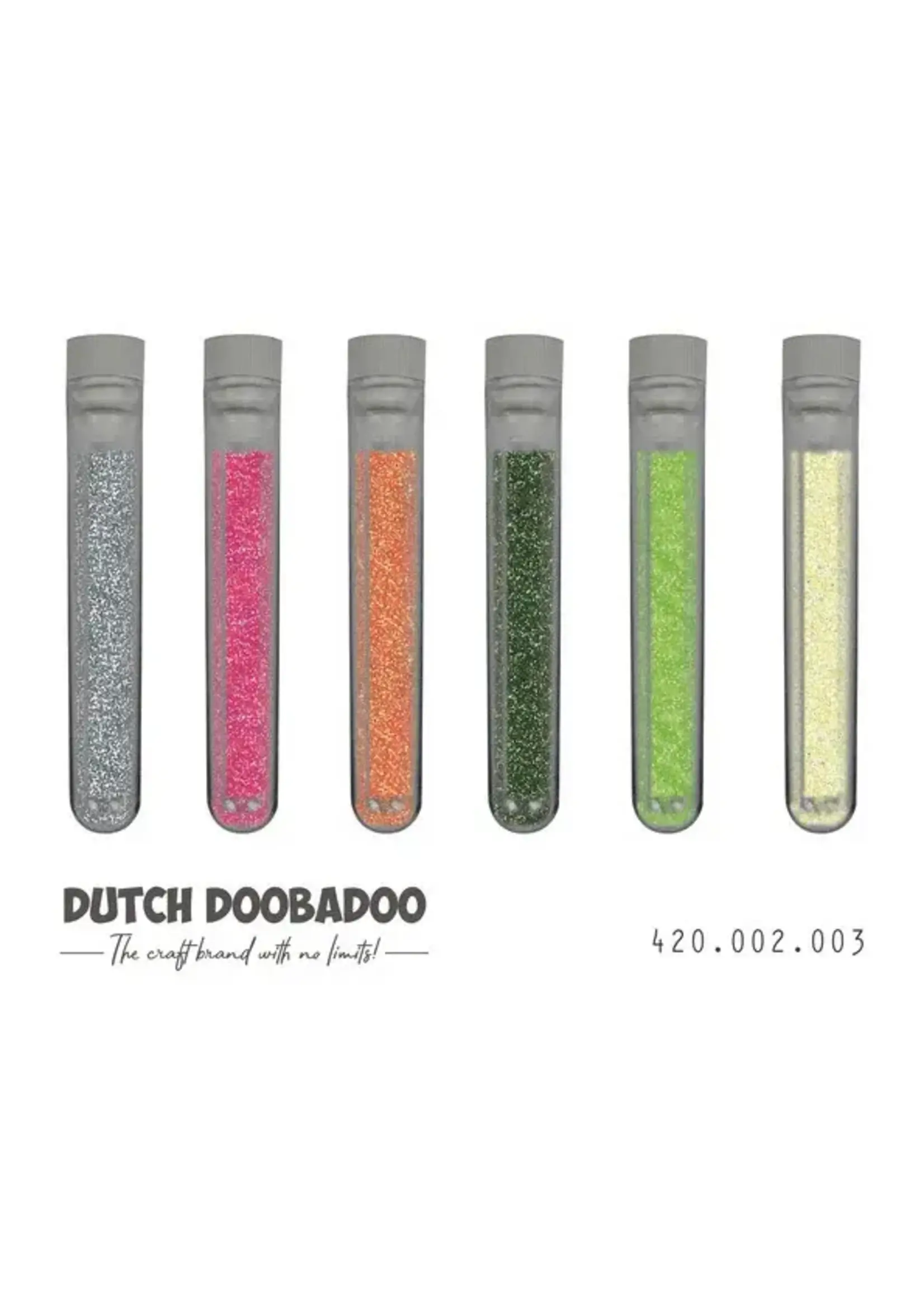 Dutch Doobadoo Glitter Set Wild Flower (6pcs) (420.002.003)