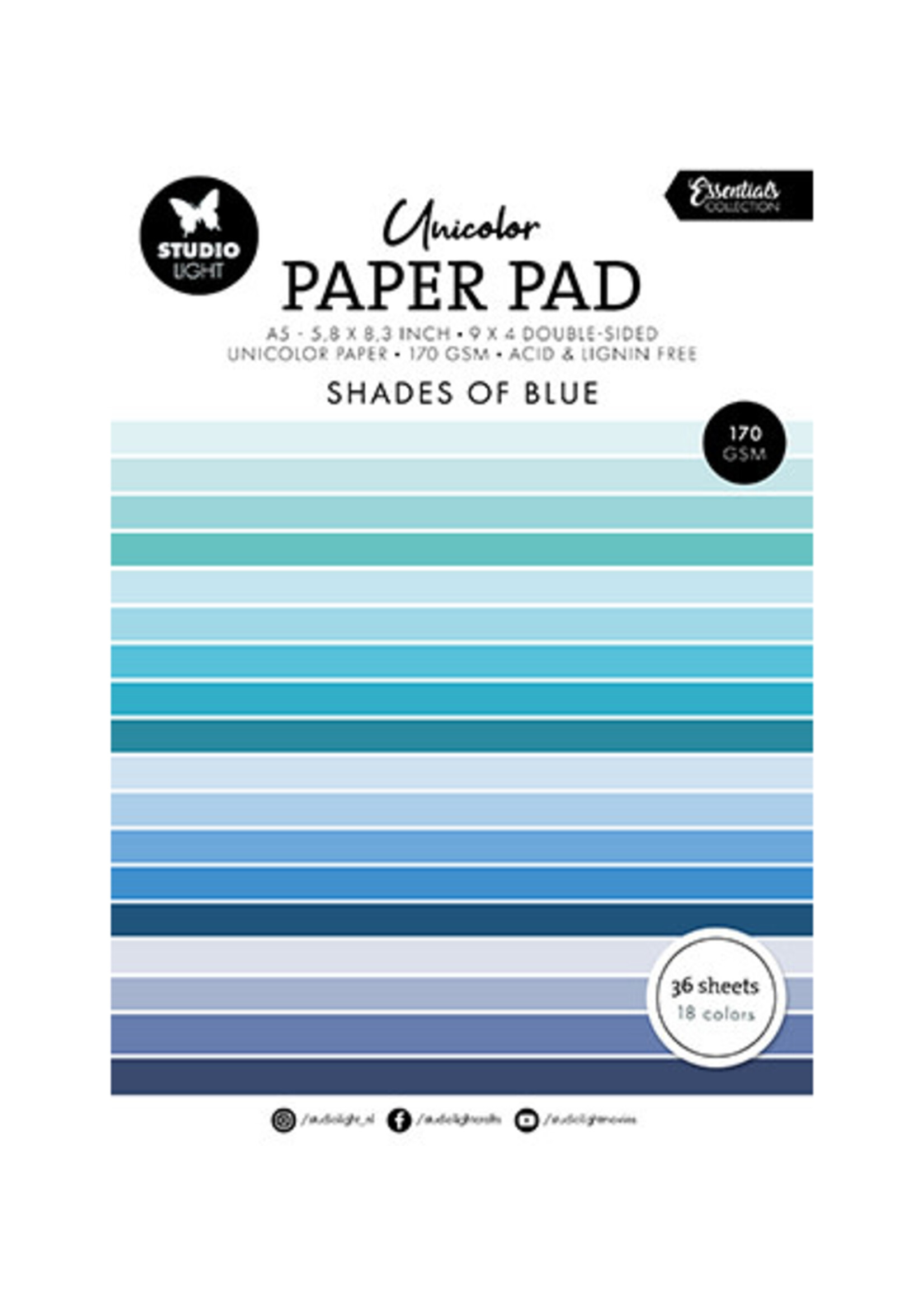 Studio Light SL-ES-UPP157 - Shades of blue Essentials nr.157