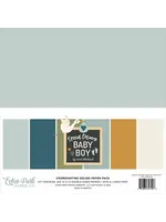 Special Delivery Baby Boy 12x12 Inch Coordinating Solids Paper Pack (SDB353015)