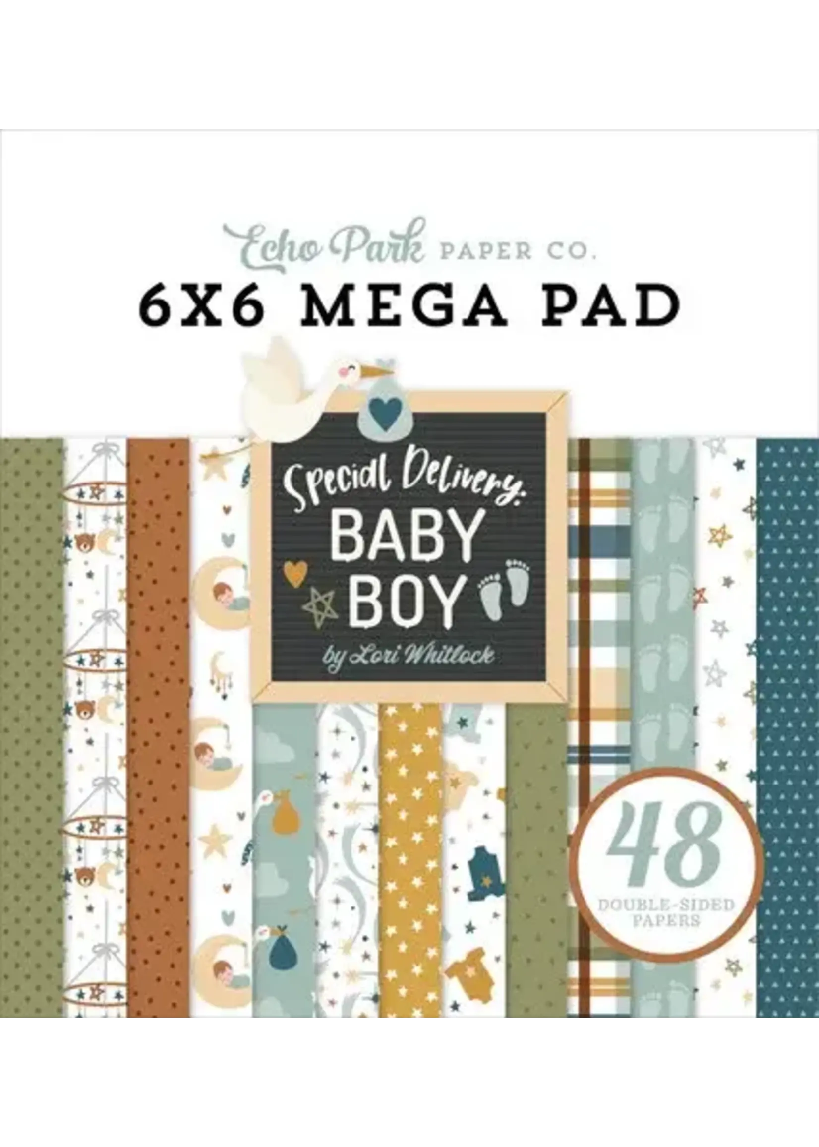 Special Delivery Baby Boy 6x6 Inch Cardmakers Mega Pad (SDB353031)