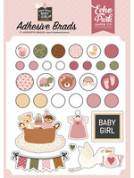 Special Delivery Baby Girl Adhesive Brads (SDG354020)
