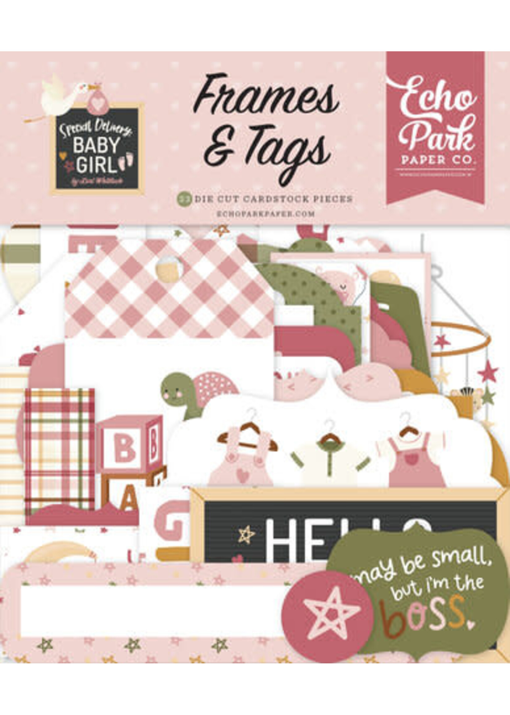 Special Delivery Baby Girl Frames & Tags (SDG354025)