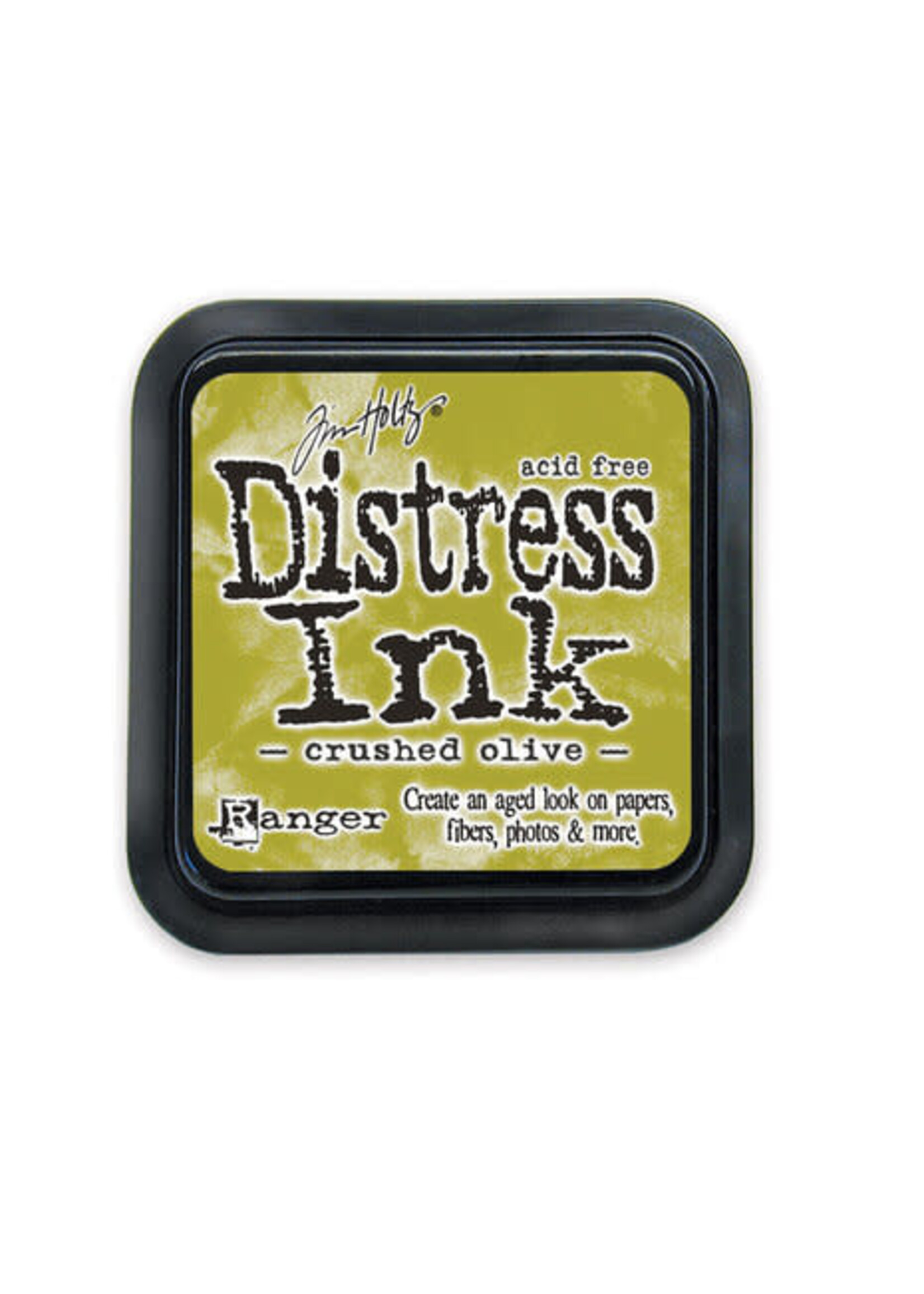 Tsukineko Tim Holtz Distress Ink Crushed Olive Pad (TIM27126)