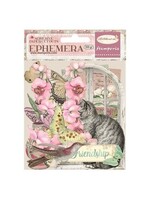 Orchids and Cats Ephemera (32pcs) (DFLCT41)