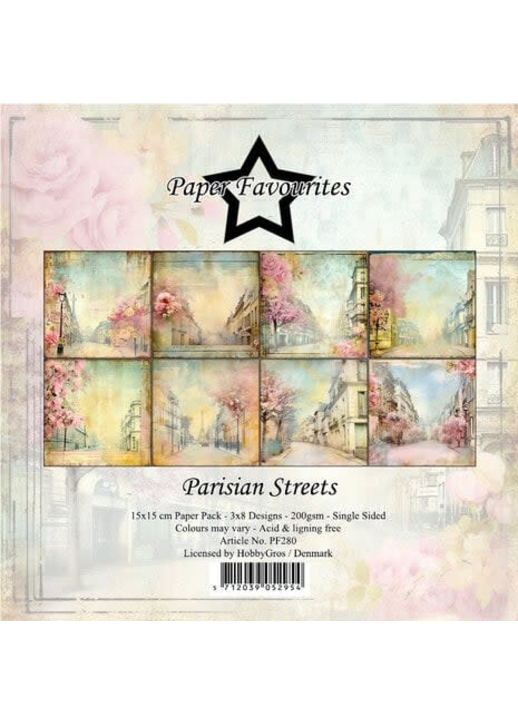 Parisian Streets 6x6 Inch Paper Pack (PF280)