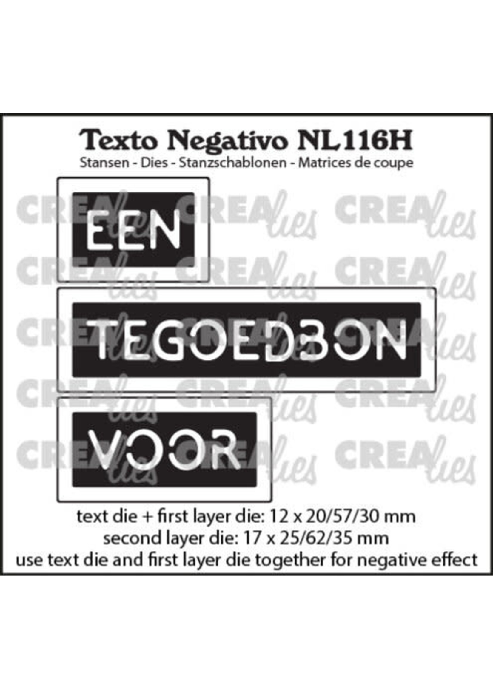Texto Negativo Stansen Dutch No. 116H Een Tegoedbon Voor (NL116H)