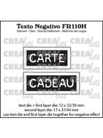 Texto Negativo Stansen French No. 110H Carte Cadeau (FR110H)