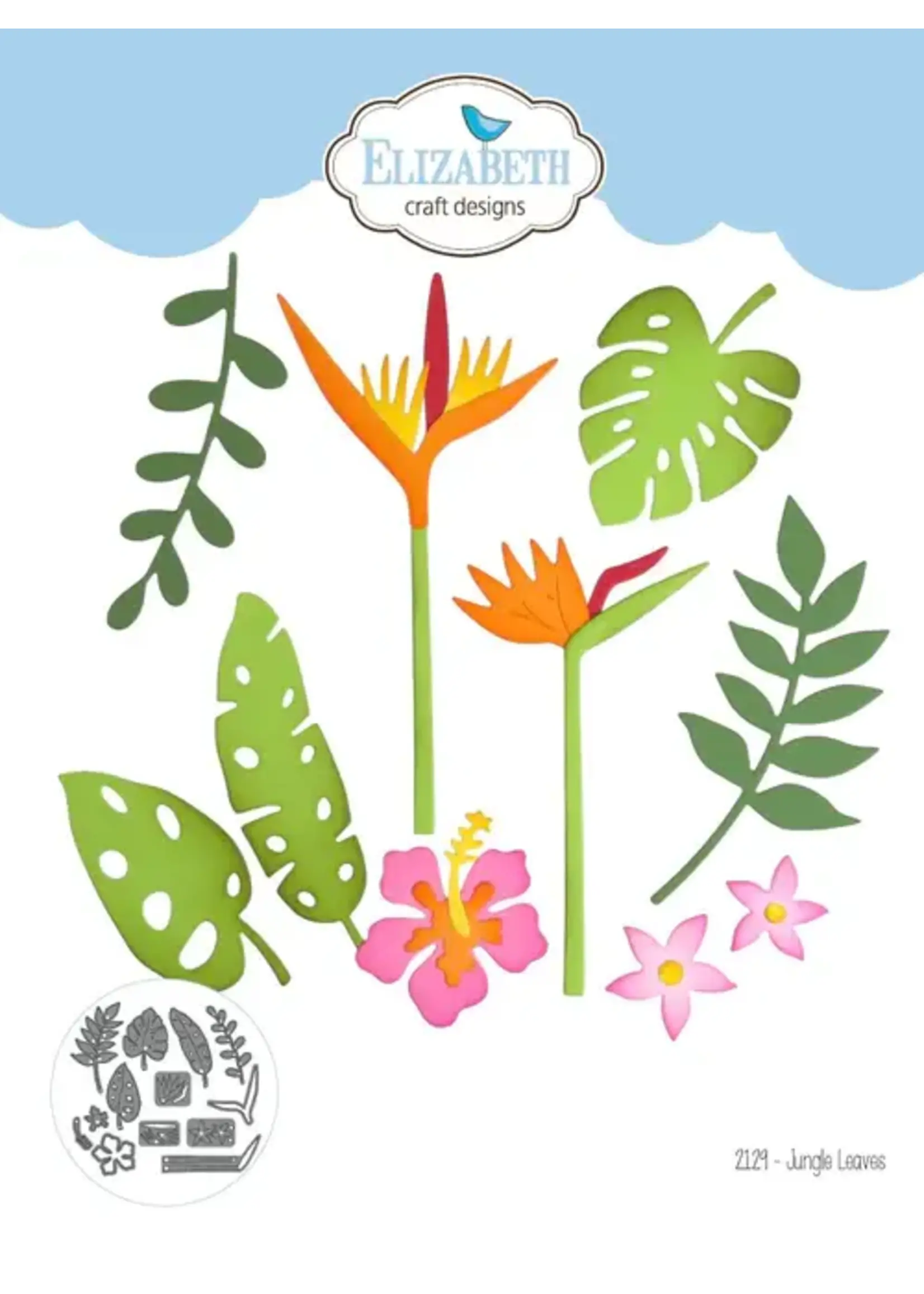 Jungle leaves CUTE & WHIMSICALSKU: 2129