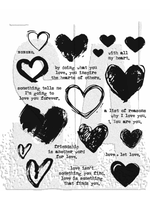 Love Notes Tim Holtz Cling Stamps (CMS477)