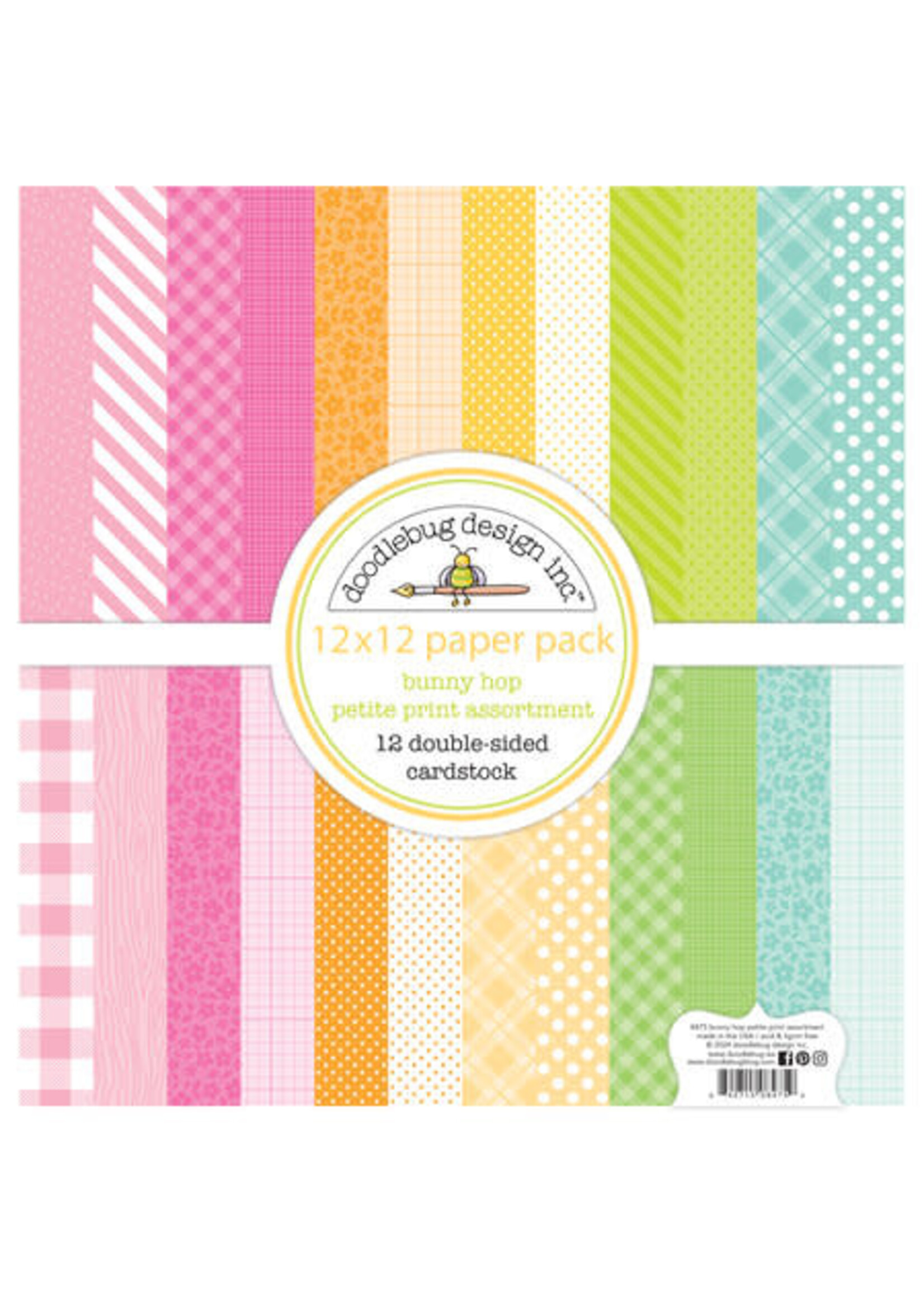 Bunny Hop 12x12 Inch Petite Prints Assortment Pack (8475)