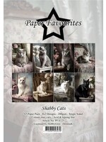 Shabby Cats A5 Paper Pack (PFA125)