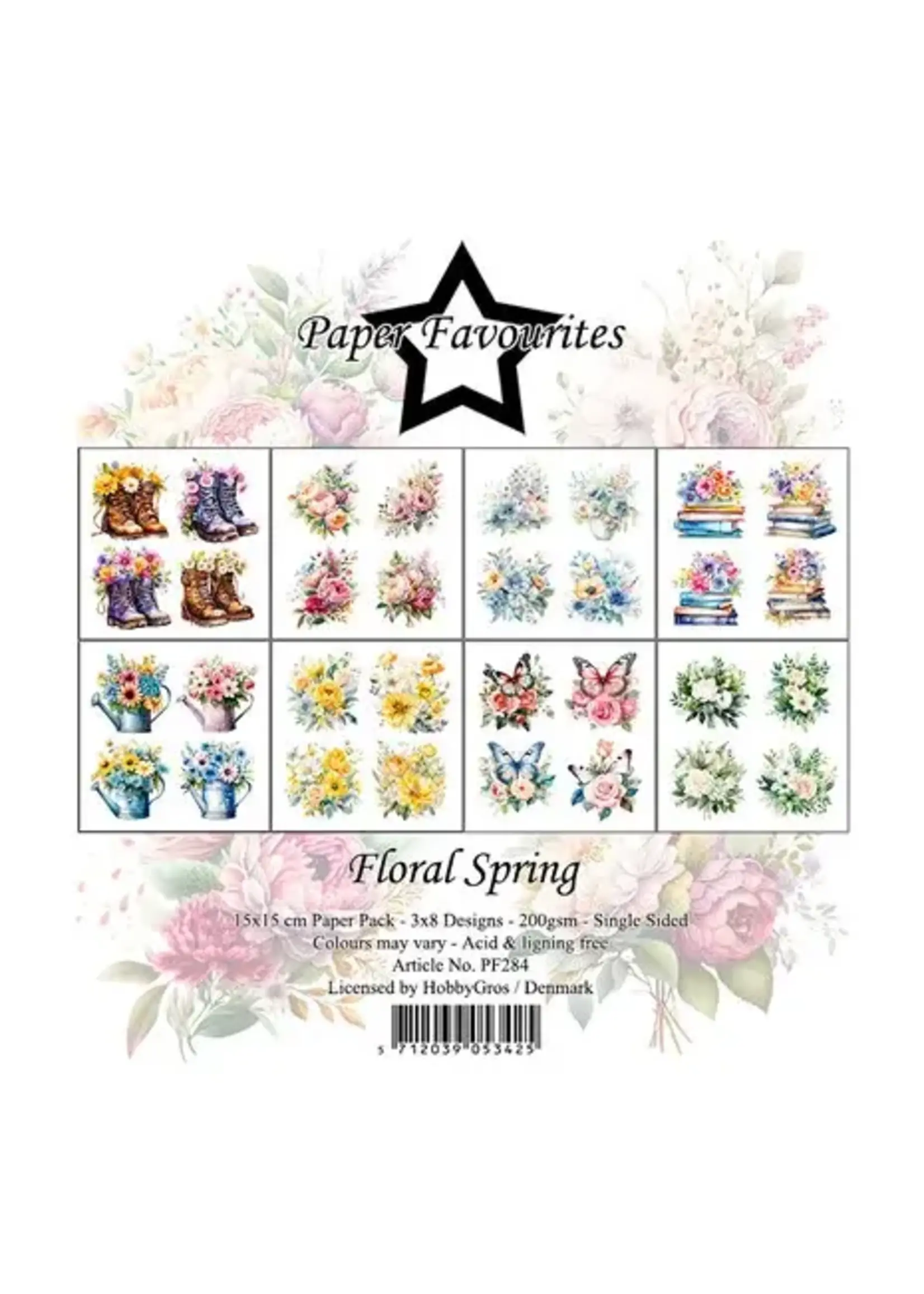 Floral Spring 6x6 Inch Paper Pack (PF284)