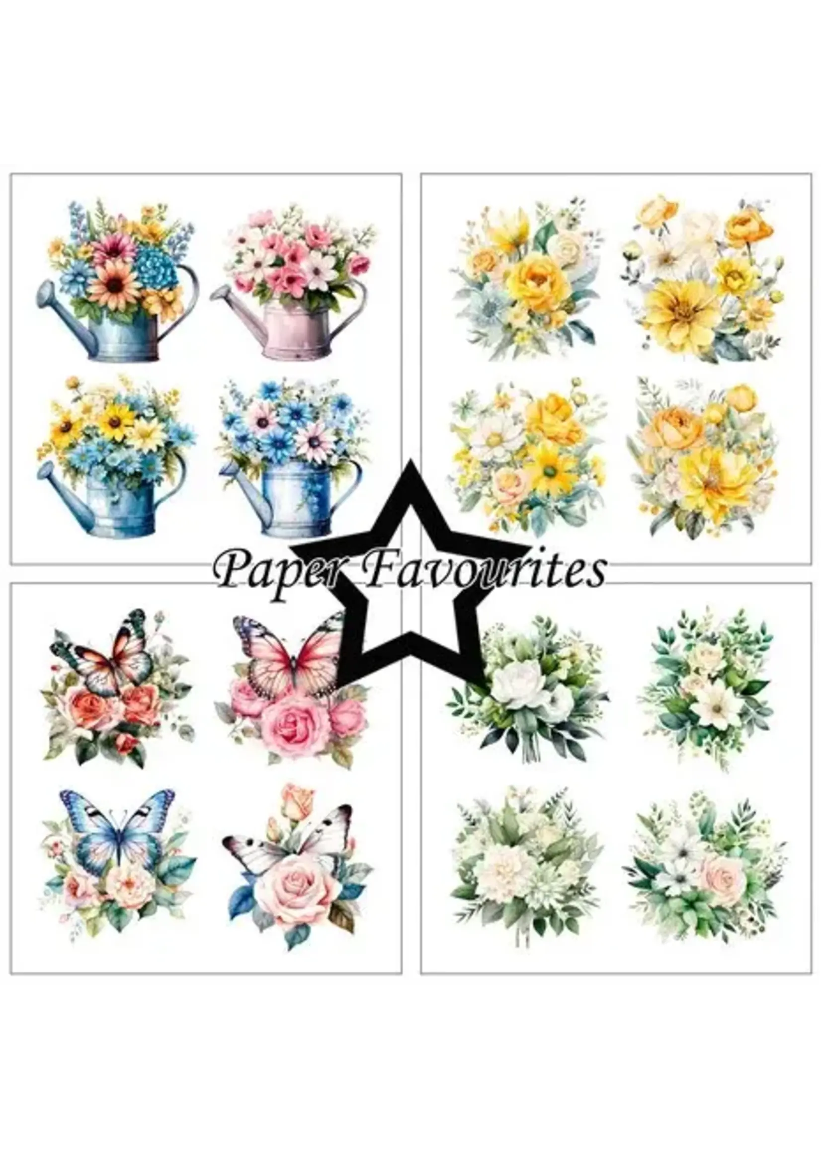 Floral Spring 6x6 Inch Paper Pack (PF284)