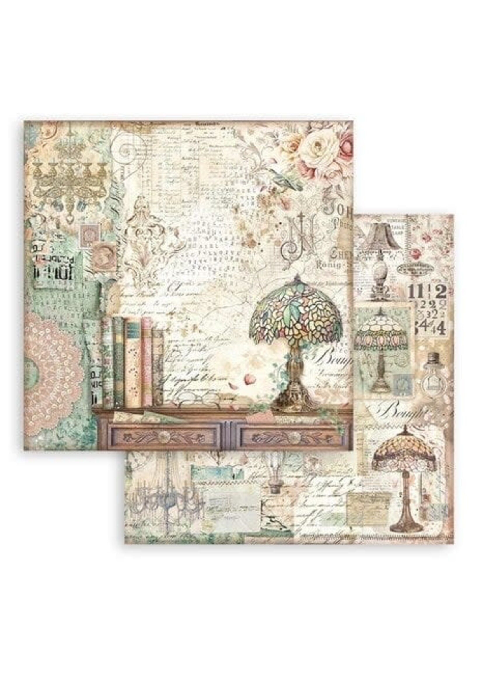 Brocante Antiques 8x8 Inch Paper Pack (SBBS100)