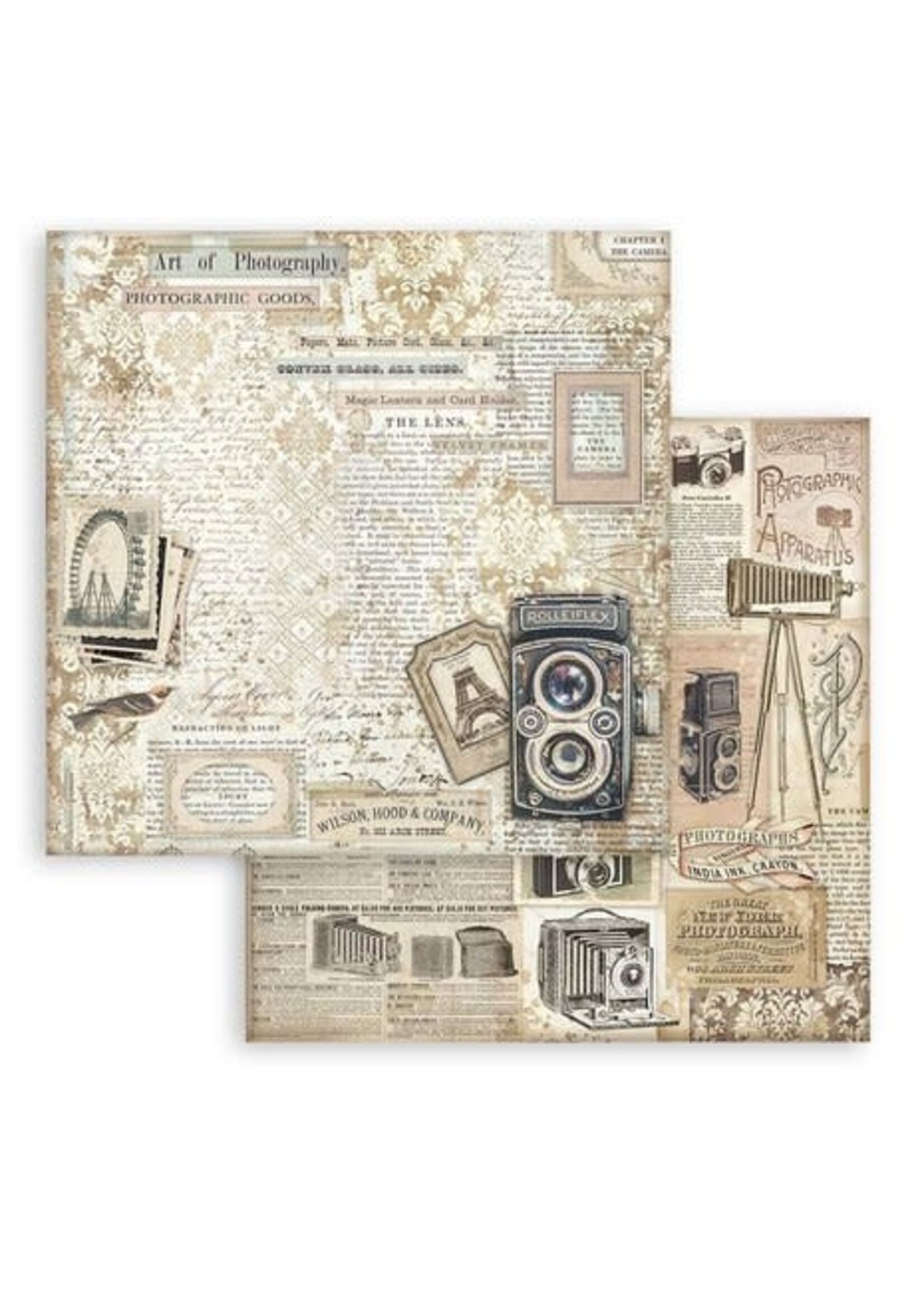 Brocante Antiques 8x8 Inch Paper Pack (SBBS100)