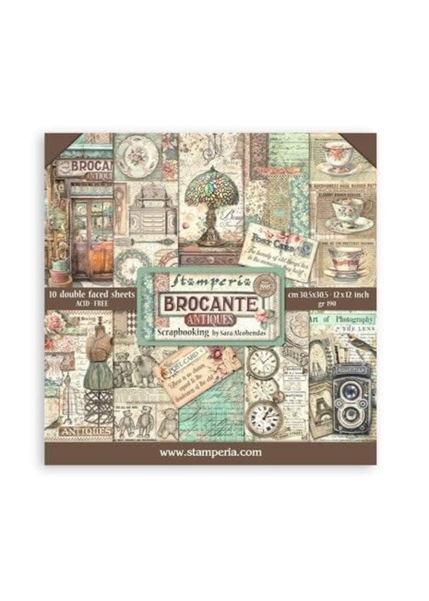 Brocante Antiques 12x12 Inch Paper Pack (SBBL150)