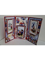 Drie dubbele draaikaart