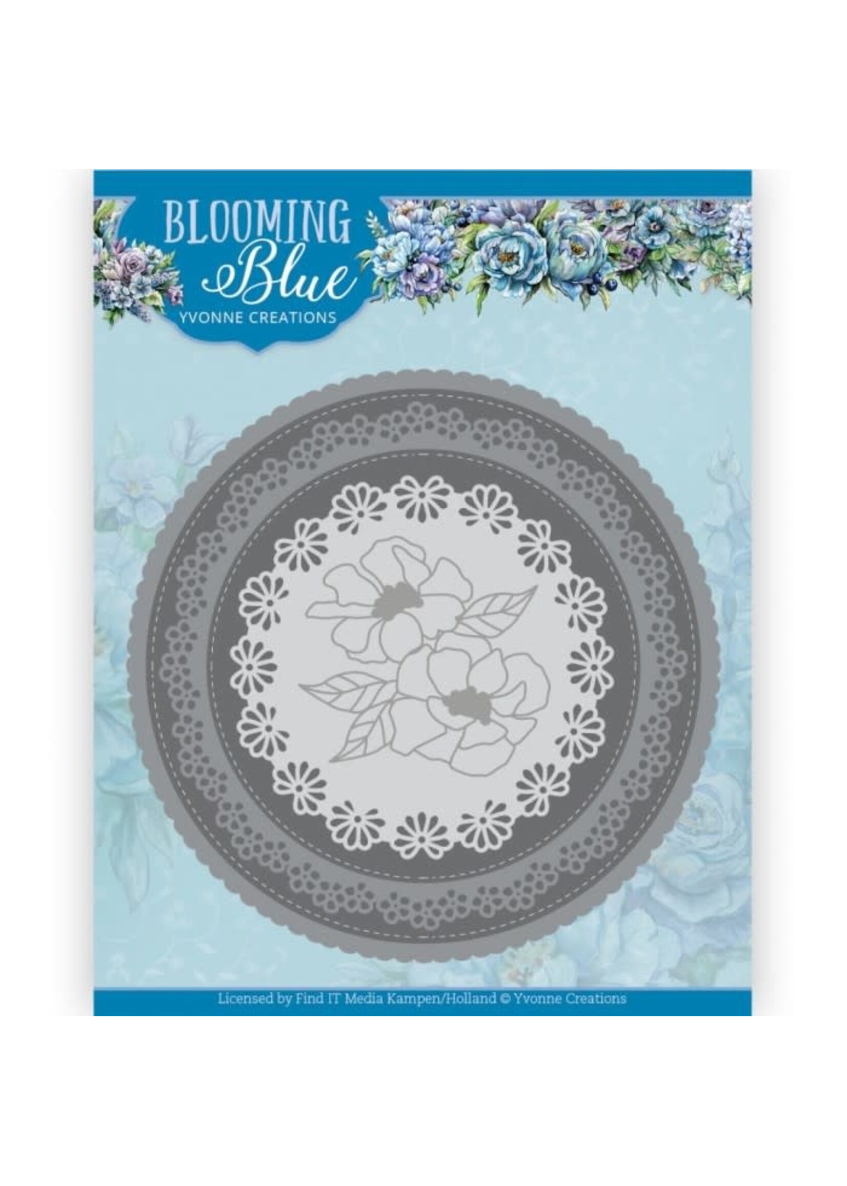 Dies - Yvonne Creations - Blooming Blue - Blooming Circle