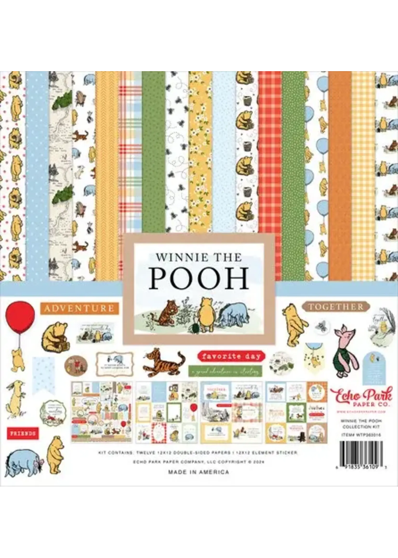 Winnie The Pooh 12x12 Inch Collection Kit (WTP363016)