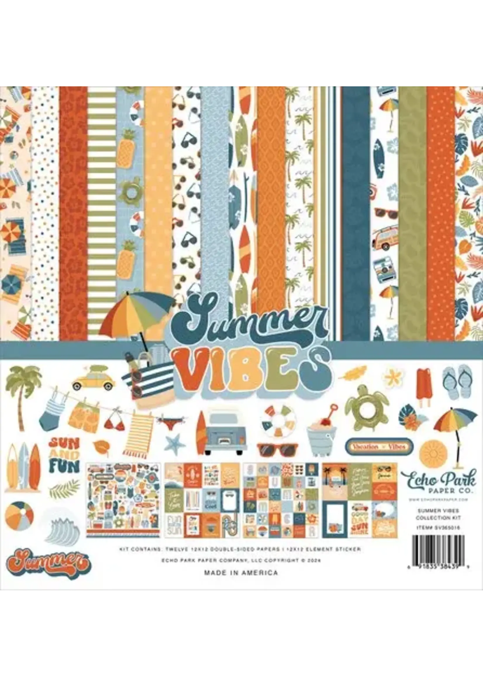 Summer Vibes 12x12 Inch Collection Kit (SV365016)