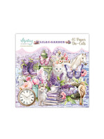 PAPIER DIE-CUTS - LILAC GARDEN, 60 STUKS