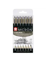 Sakura • Pigma micron set 6 fineliners & 1 brush pen SakuraPOXSDK7B
