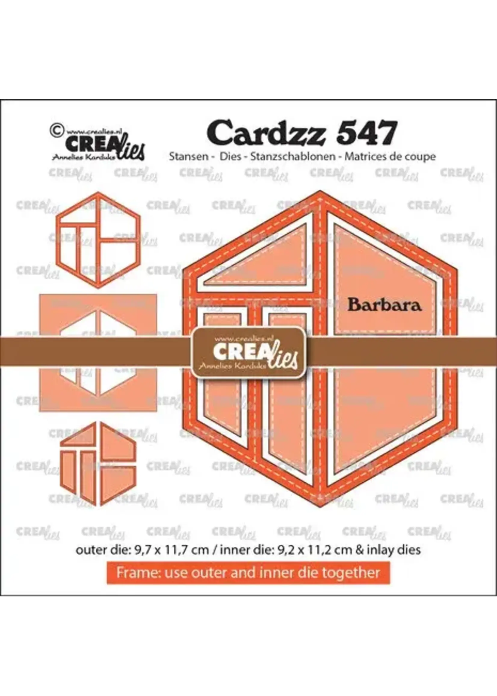 Cardzz Stansen No. 547 Frame & Inlays Barbara (CLCZ547)