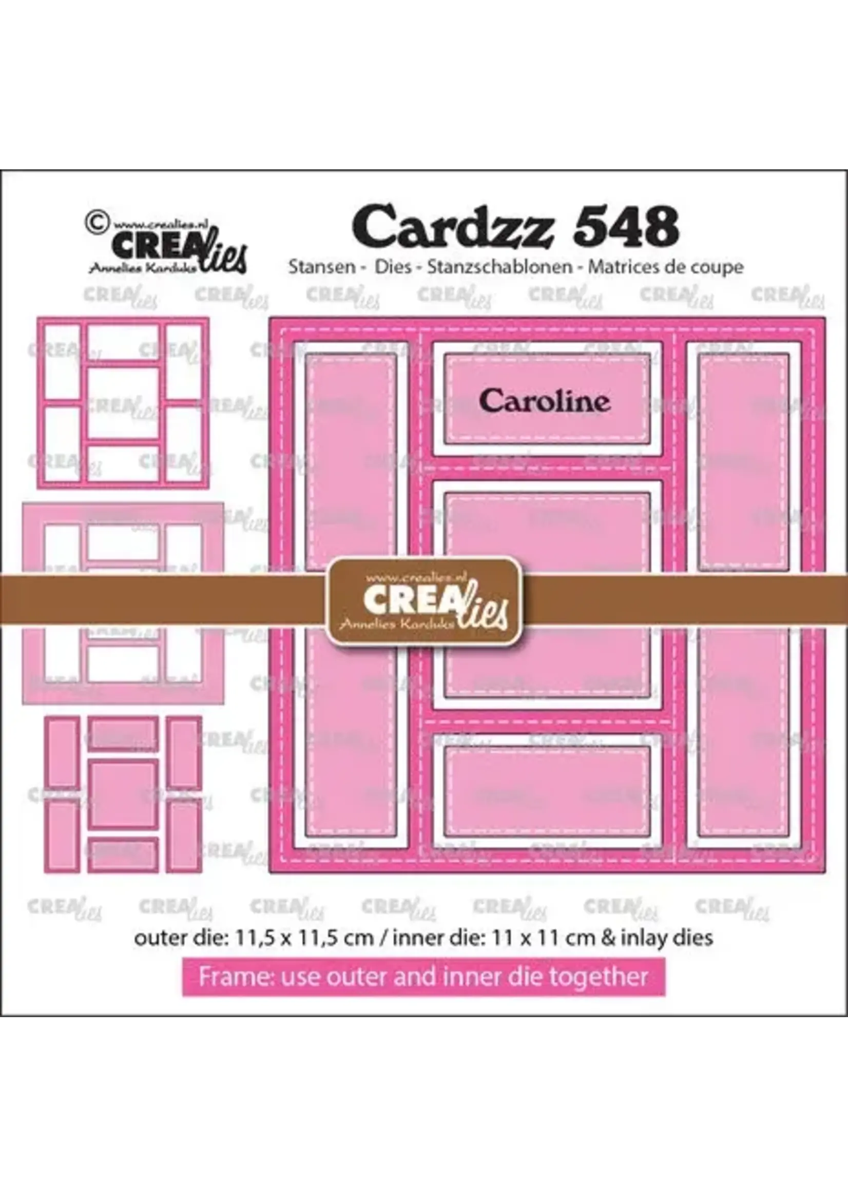 Cardzz Stansen No. 548 Frame & Inlays Caroline (CLCZ548)