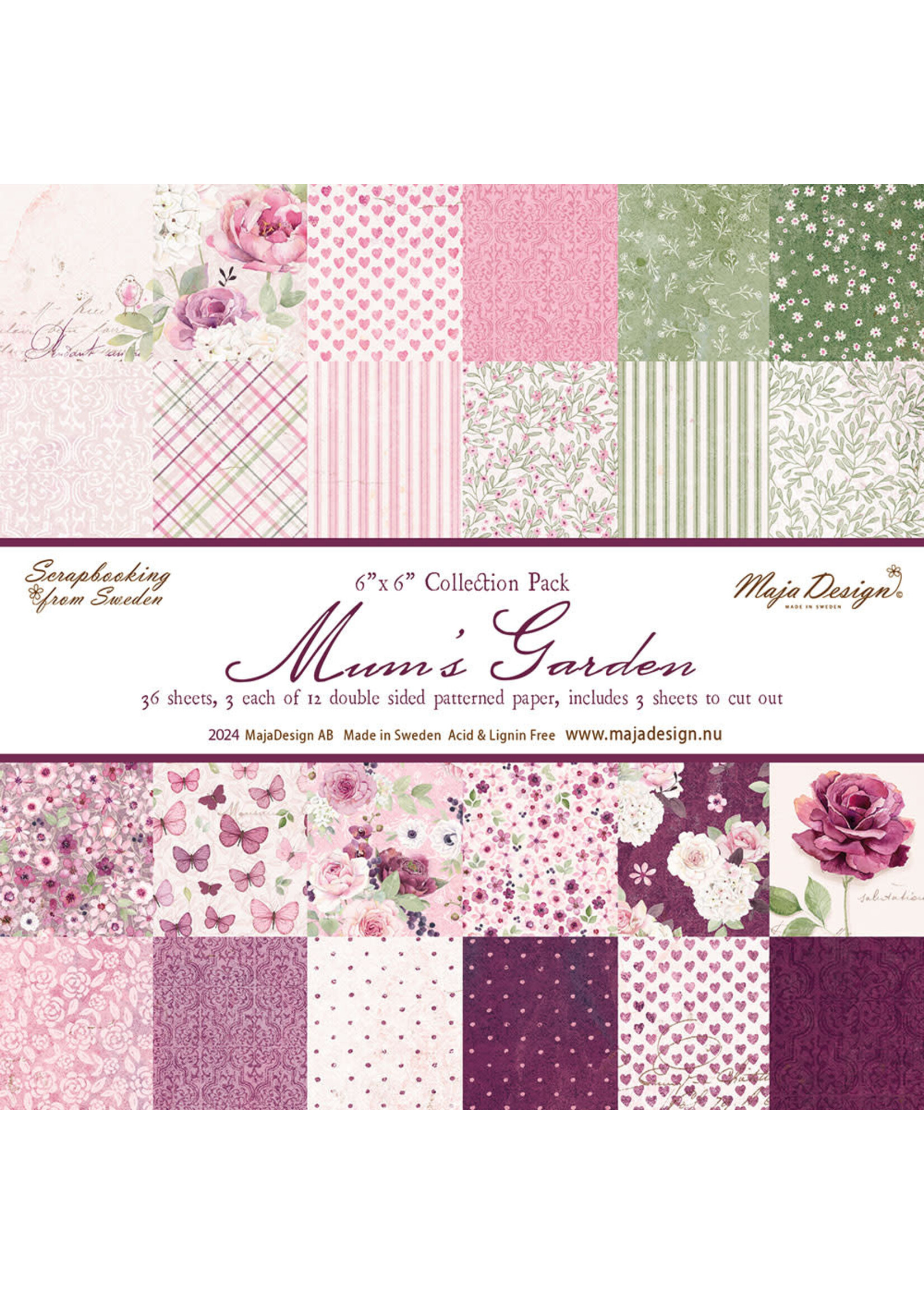Mum's Garden - 6 x 6" collectie Pack