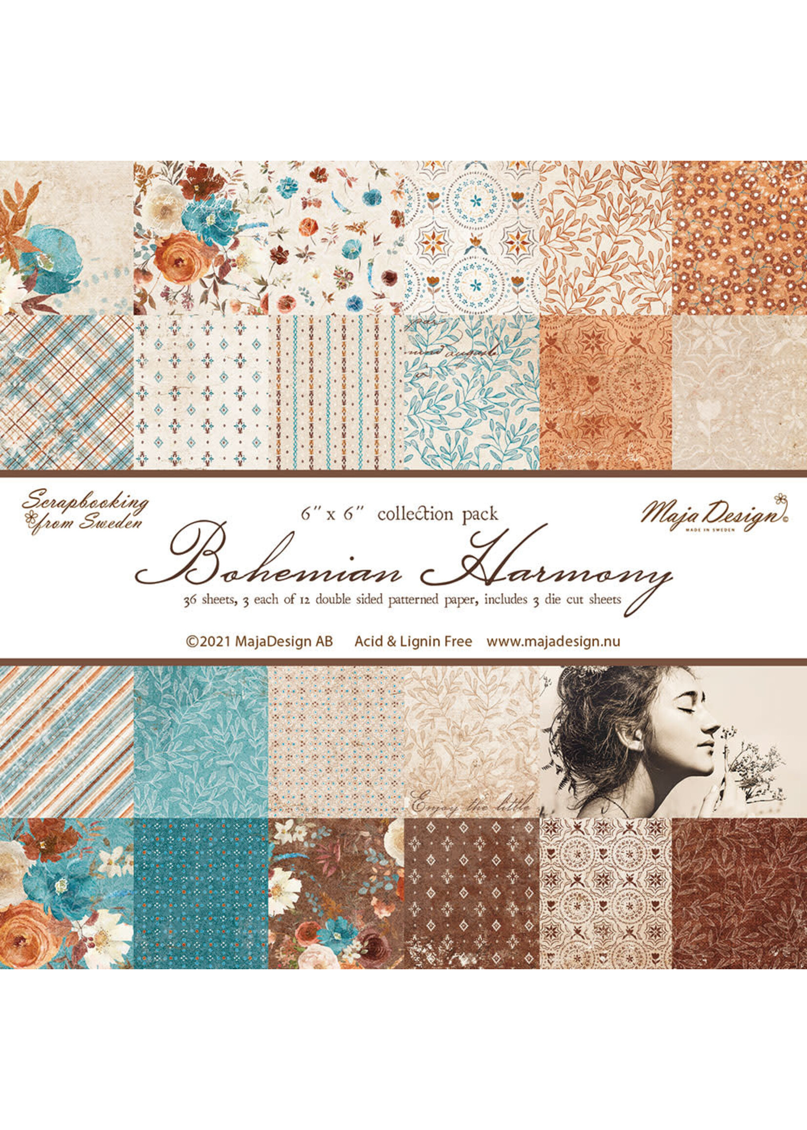 Boheemse harmonie - 6 x 6" collectie