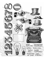 Curiosity Shop Tim Holtz Cling Stamps (CMS482)