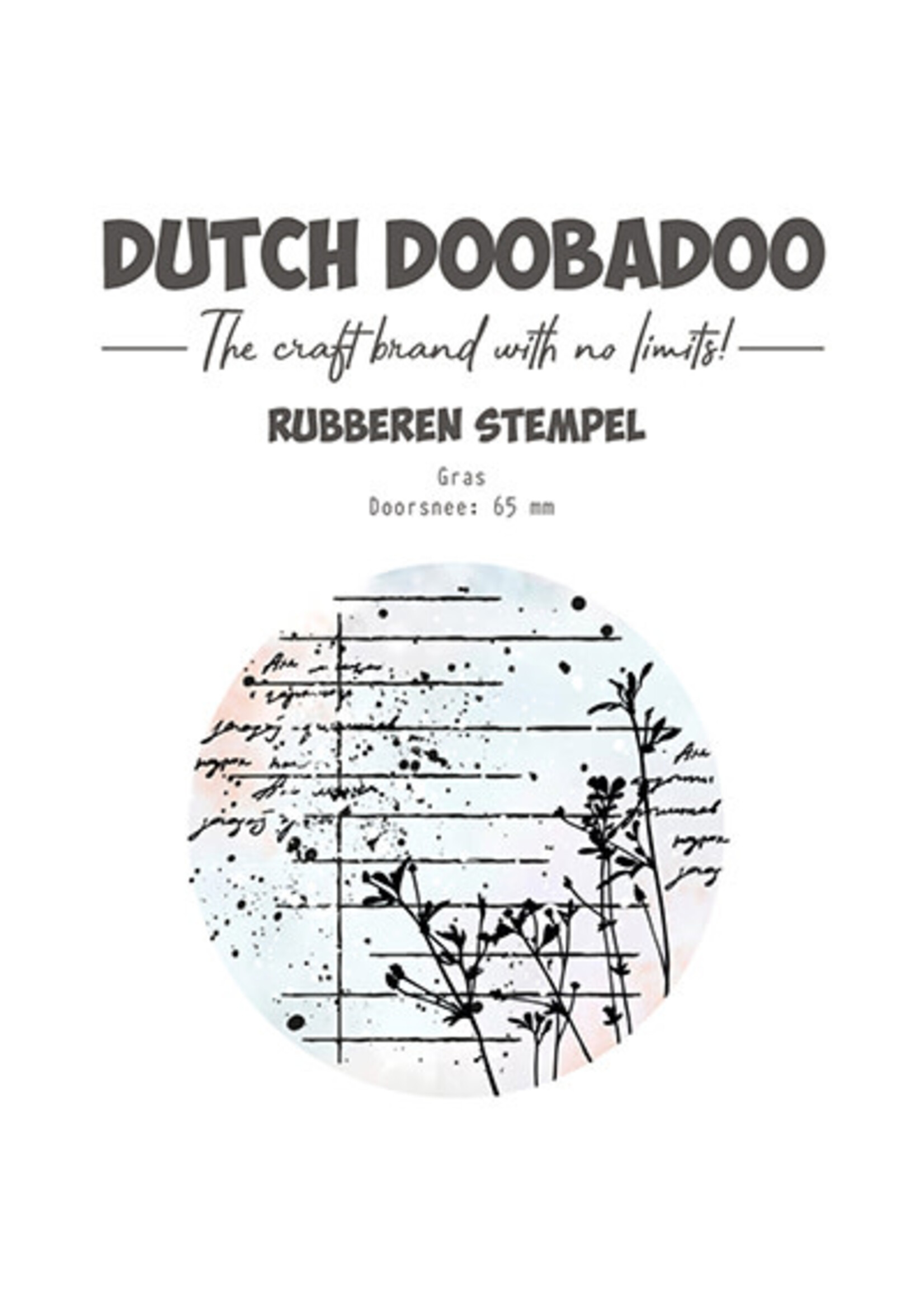 497.004.007 - Rubber stamp 4 ATC Flower