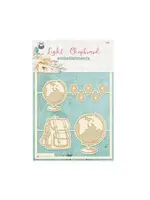 Travel Journal Light Chipboard Embellishments 02 (12pcs) (P13-TRJ-45)