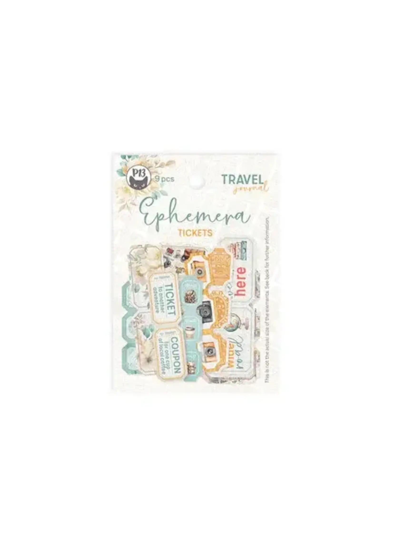 Travel Journal Ephemera Tickets (9pcs) (P13-TRJ-38)