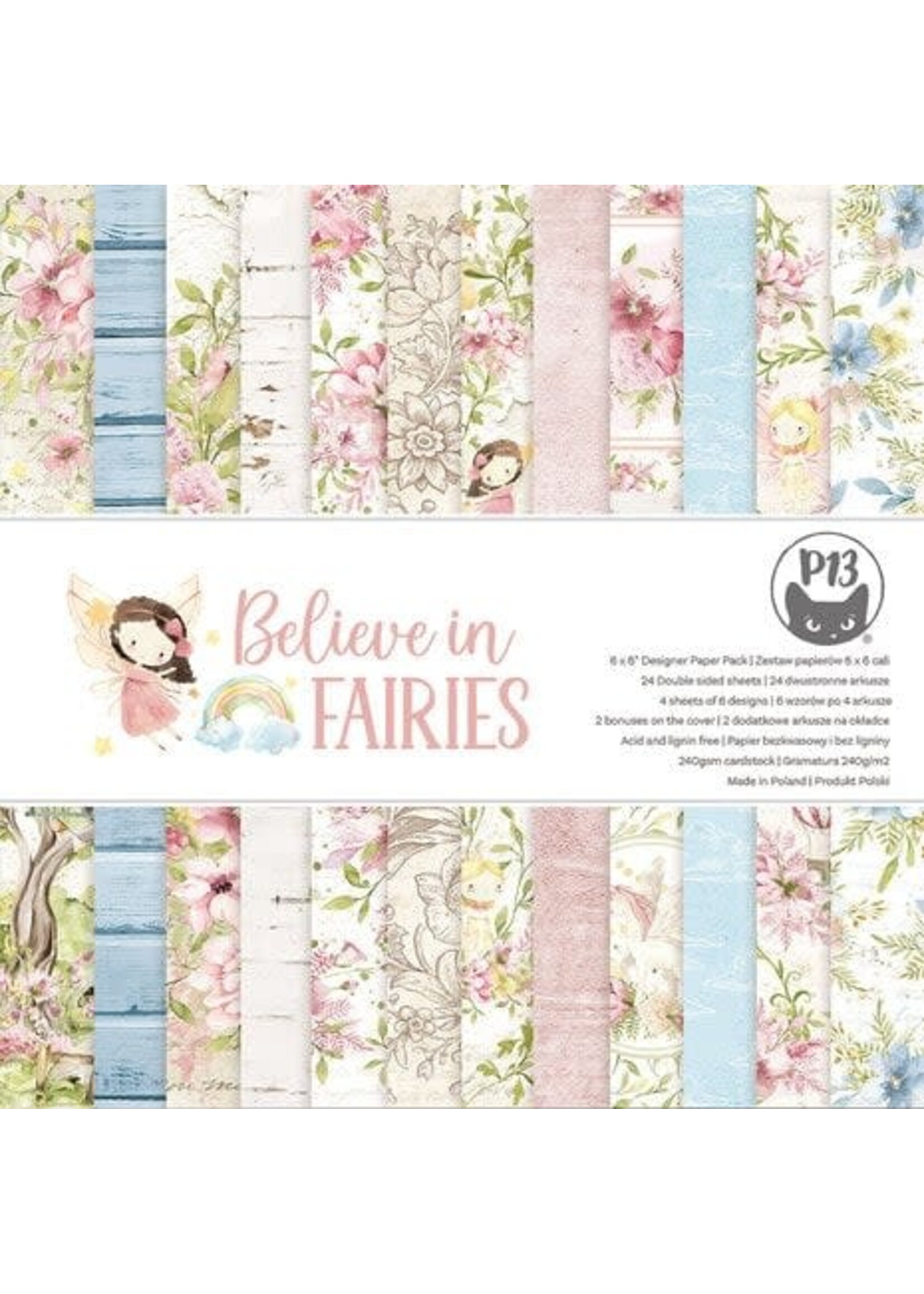 Believe in Fairies 6x6 Inch Paper Pad (P13-BIF-09)