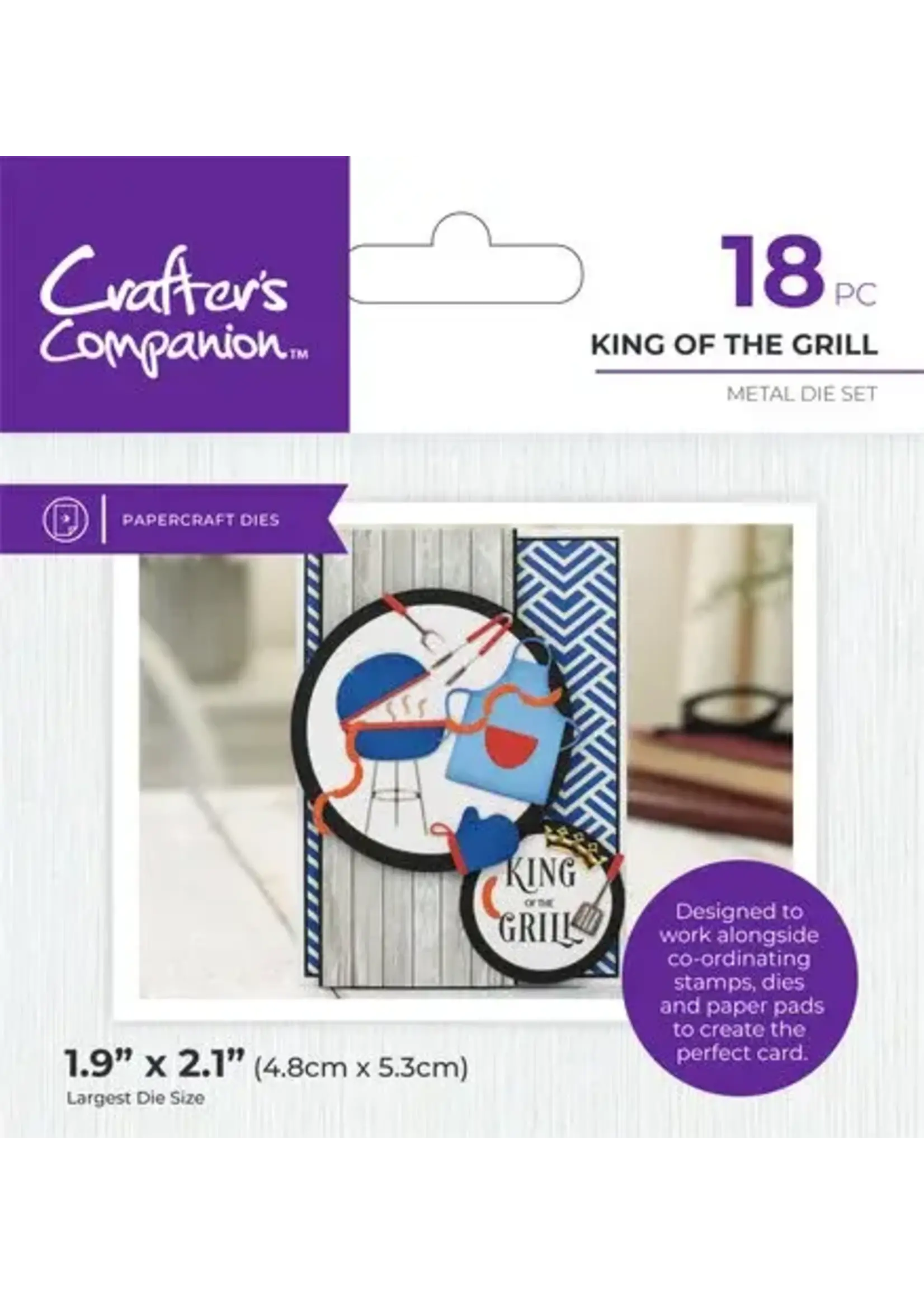 Modern Man Metal Dies King of the Grill (CC-MM-MD-KIGR)