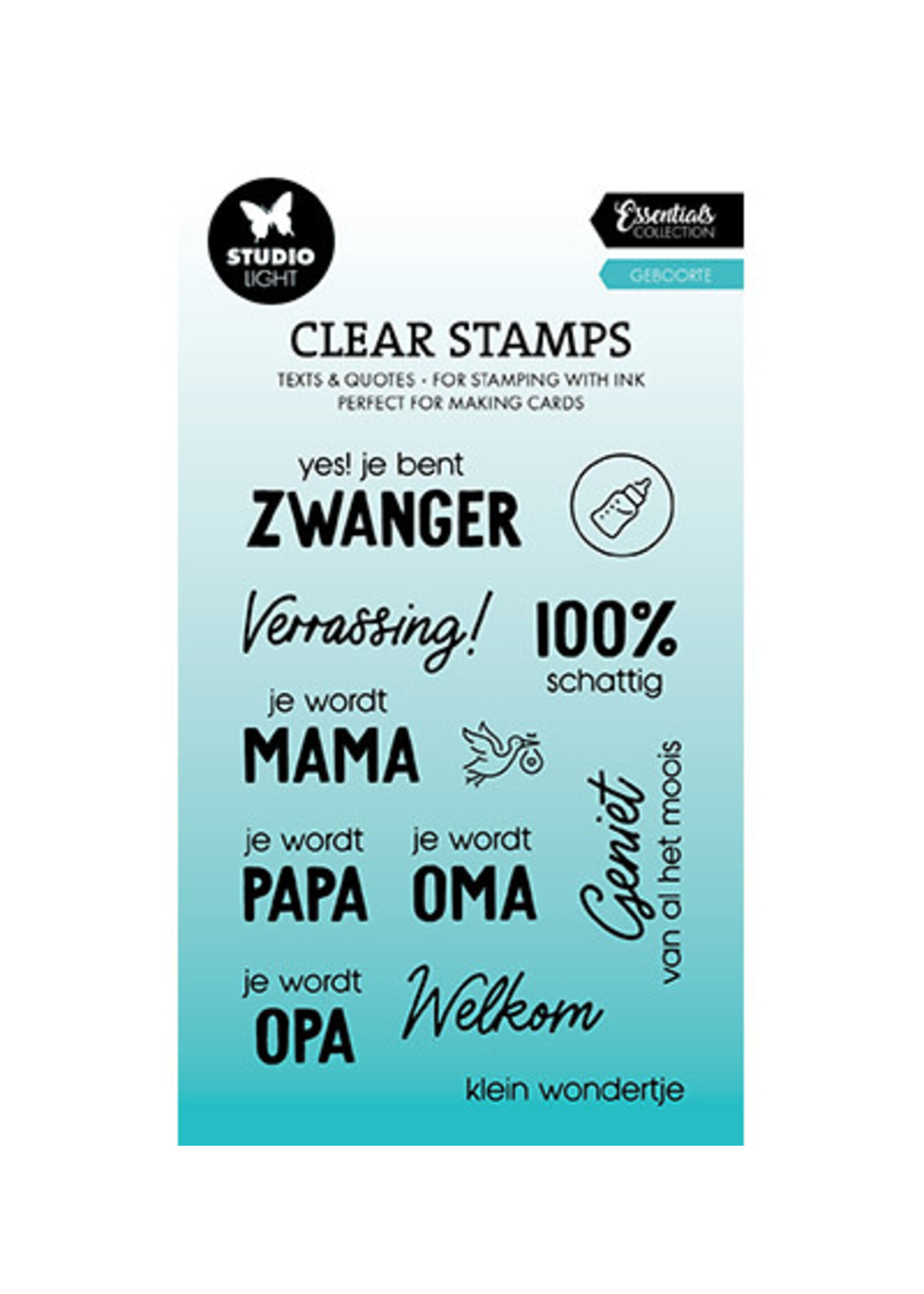 SL-ES-STAMP645 - Geboorte Essentials nr.645