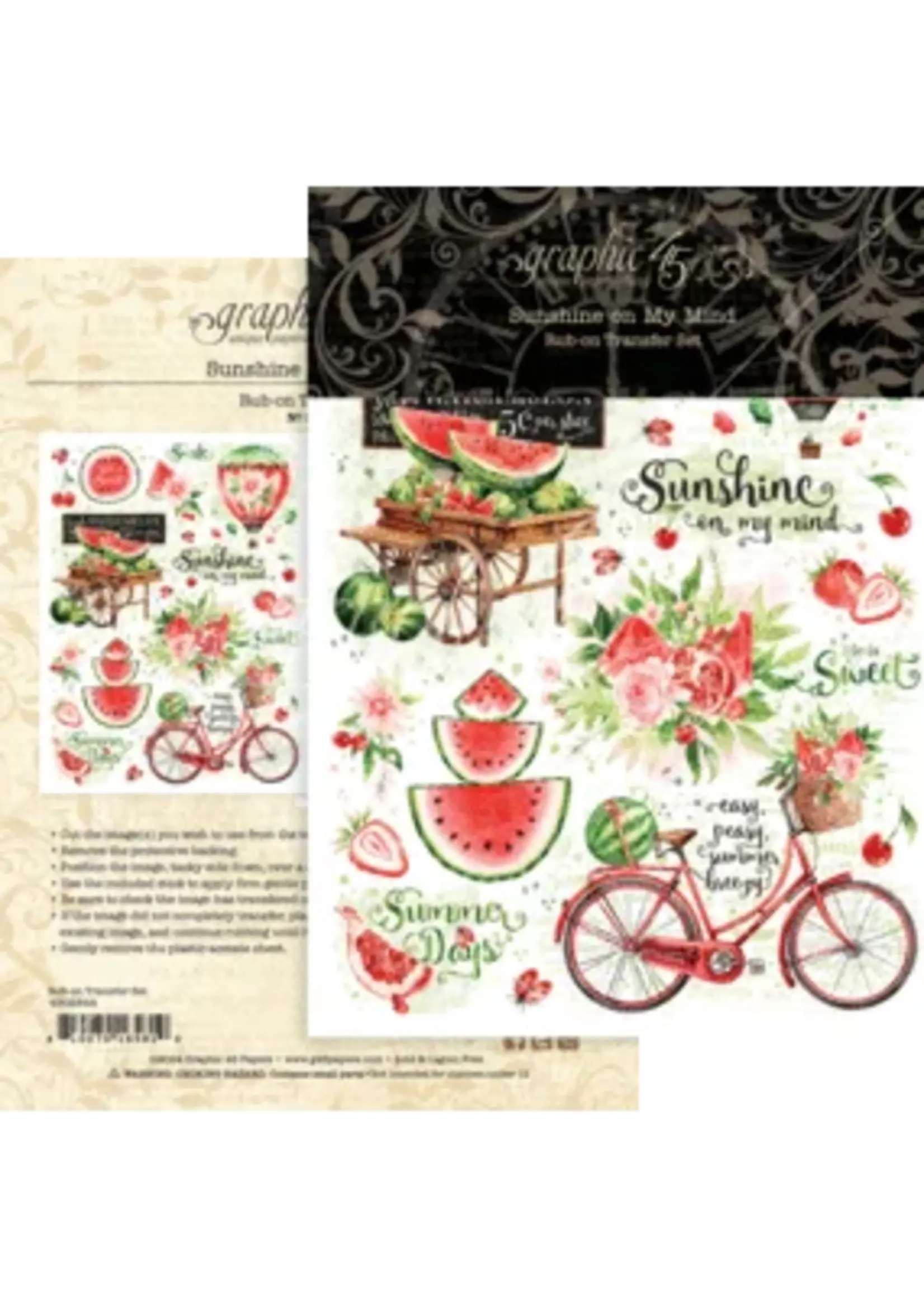 Sunshine on my Mind Rub-On Transfer Set (4502844)