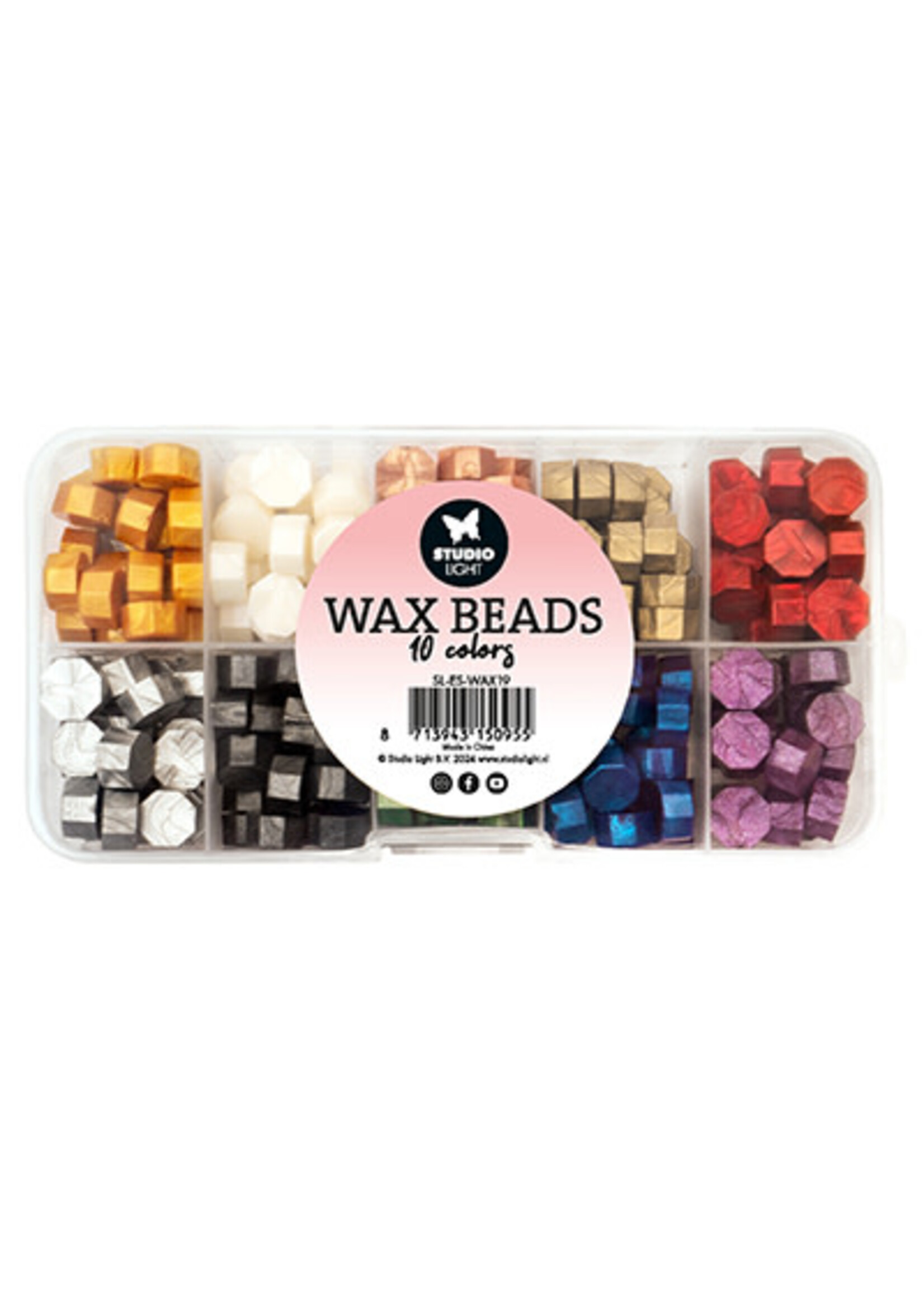 SL-ES-WAX19 - Beads Metallic colors Essentials Tools nr.19