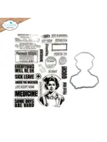 Florence stempel en stans set PLANNER ESSENTIALSSKU: CSD354