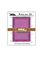 Crealies • X-tra snijmal ATC met kleine streepjes CrealiesCLXTRA51