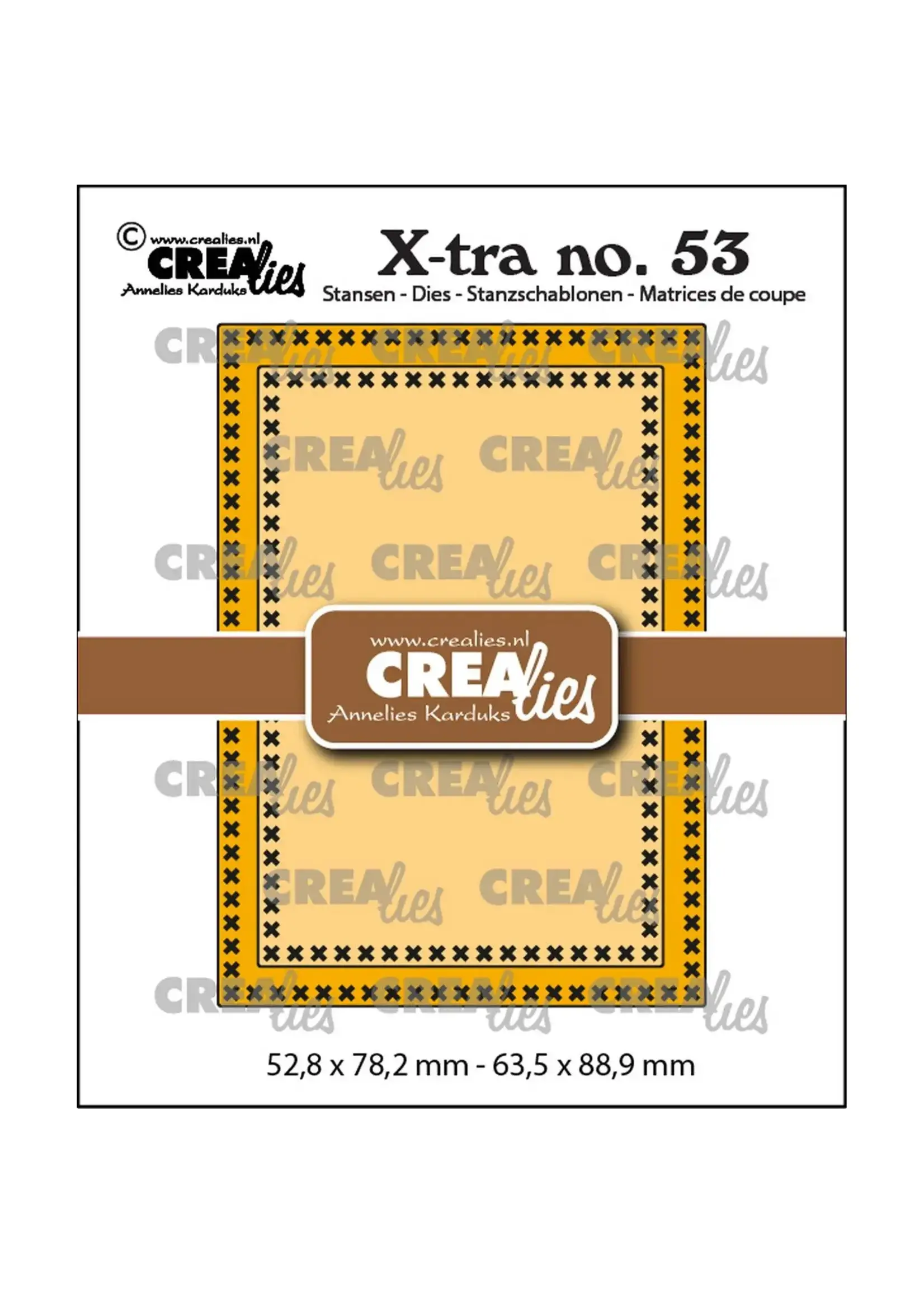 Crealies • Xtra Snijmal ATC Kruissteek CrealiesCLXTRA53