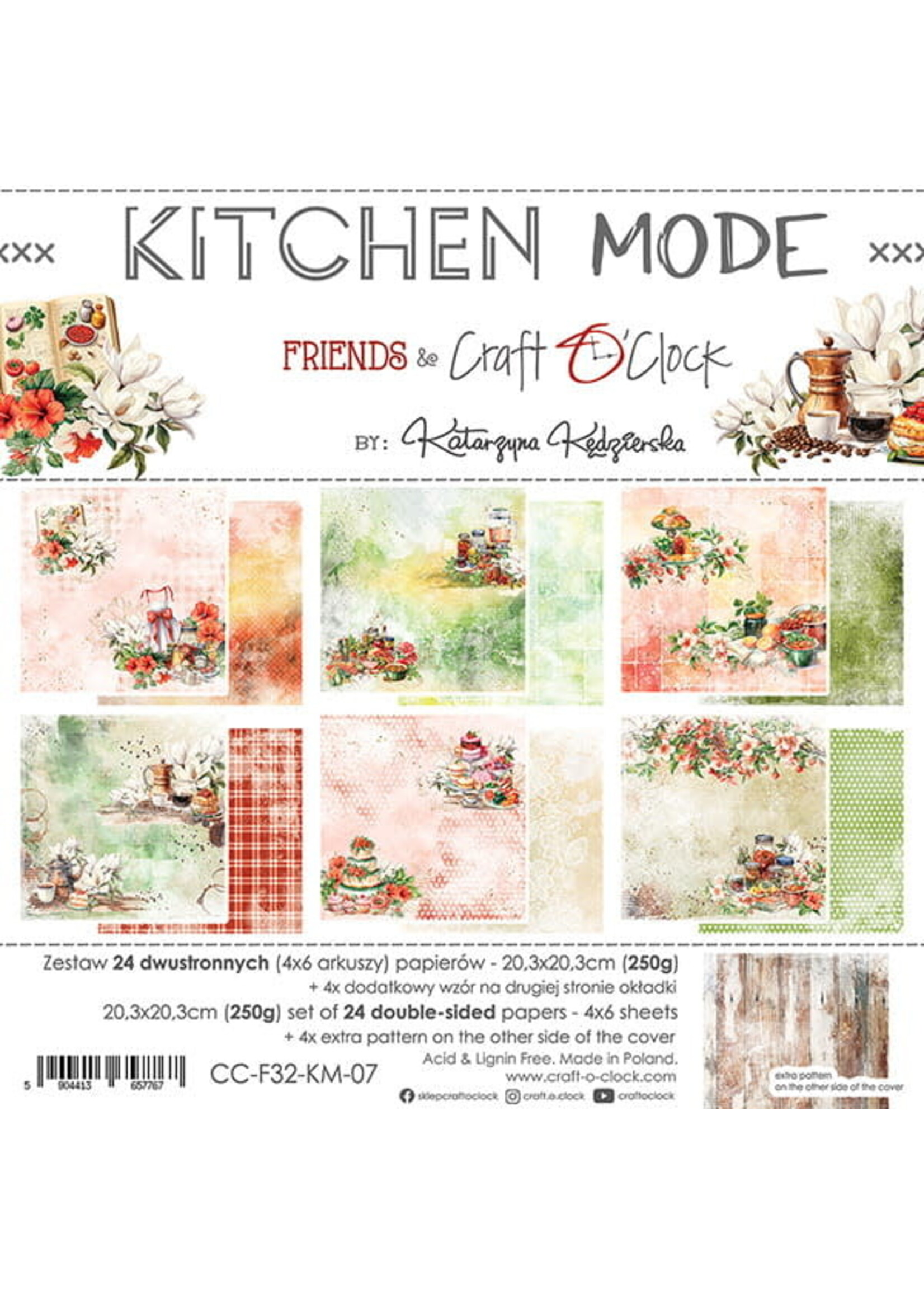 KEUKENMODUS - EEN SET VLOEIEN 20,3X20,3CM