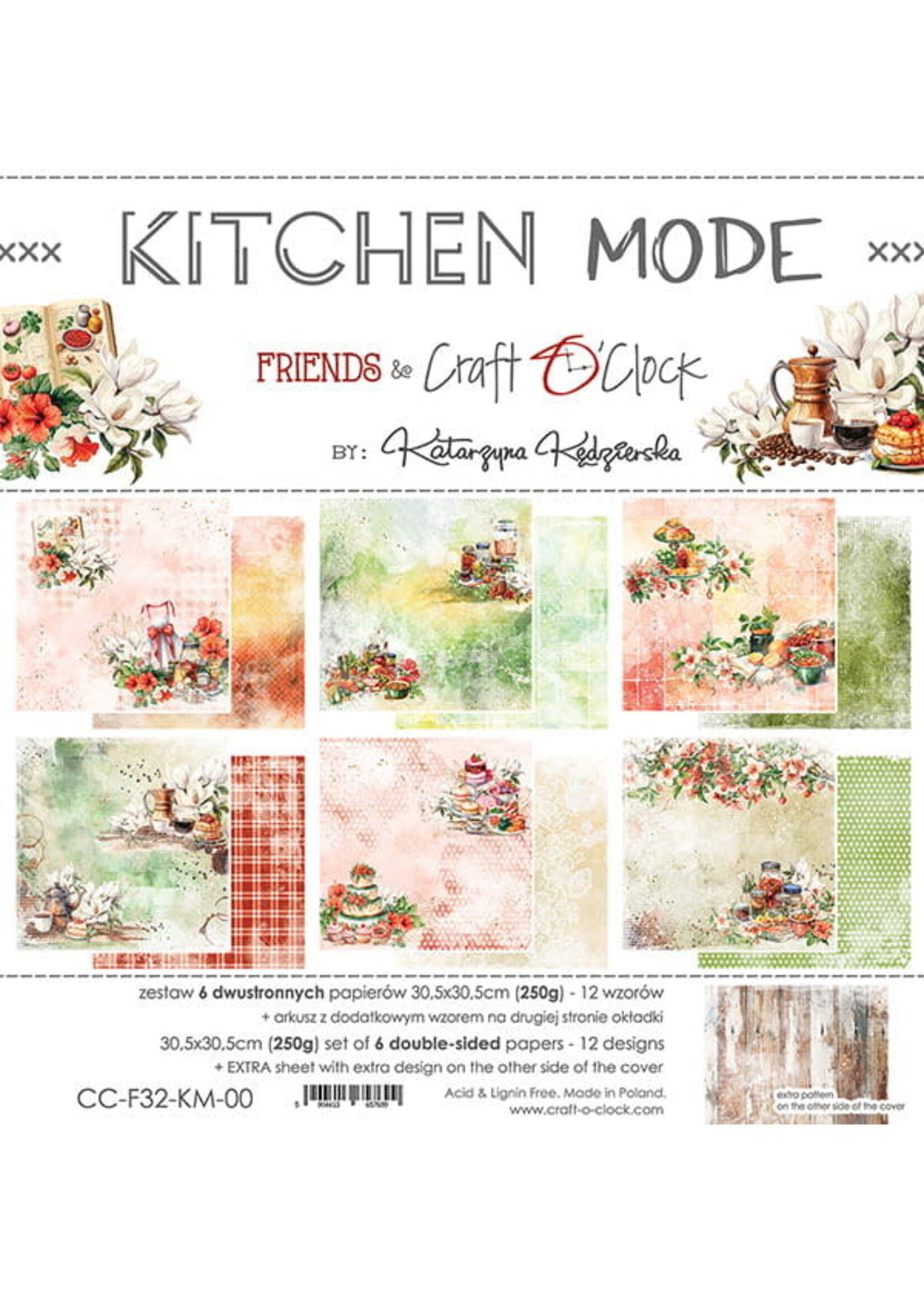 KEUKENMODUS - EEN SET PAPIEREN 30,5X30,5CM